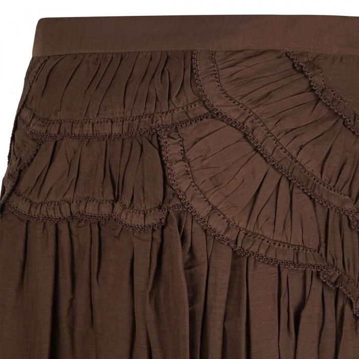 Le Noir Cortina Ceola Cotton Voile Skirt