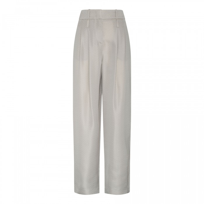 le noir cortina Chalk white jacquard pants