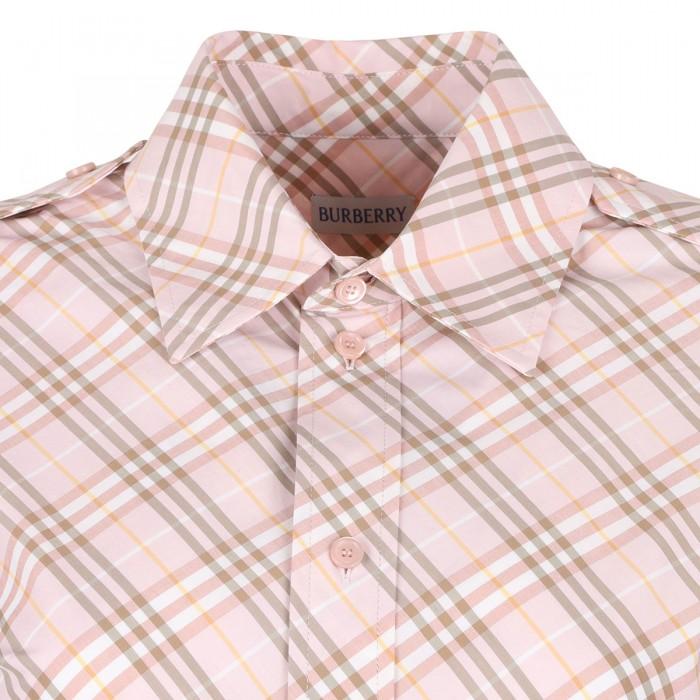 Le Noir Cortina Check Cotton Shirt Dress