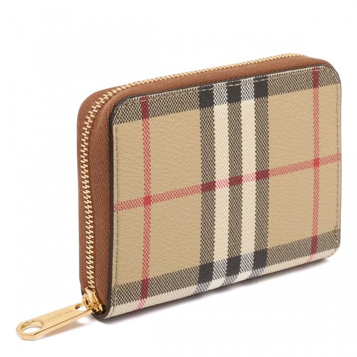 Le Noir Cortina Check Small Zip Wallet