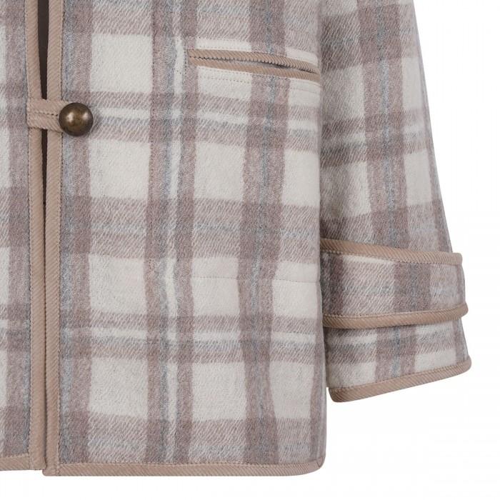 Le Noir Cortina Check Wool Jacket