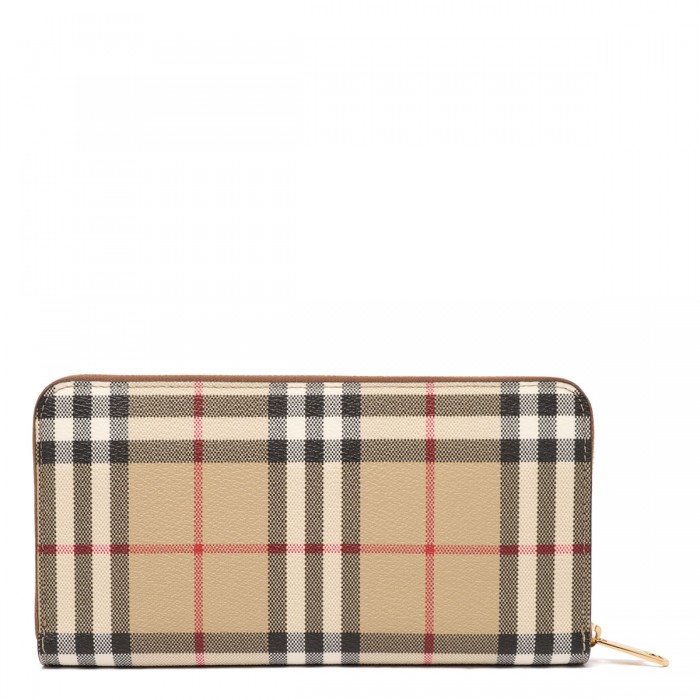 Le Noir Cortina Check Zipped Wallet