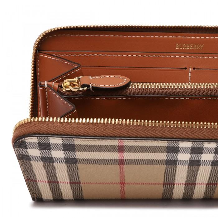 Le Noir Cortina Check Zipped Wallet