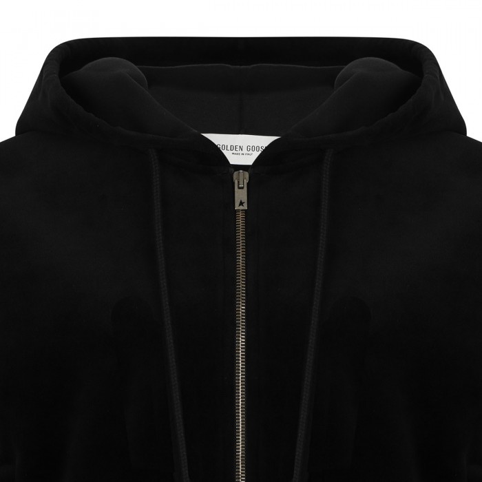 Le Noir Cortina Chenille Jersey Hoodie