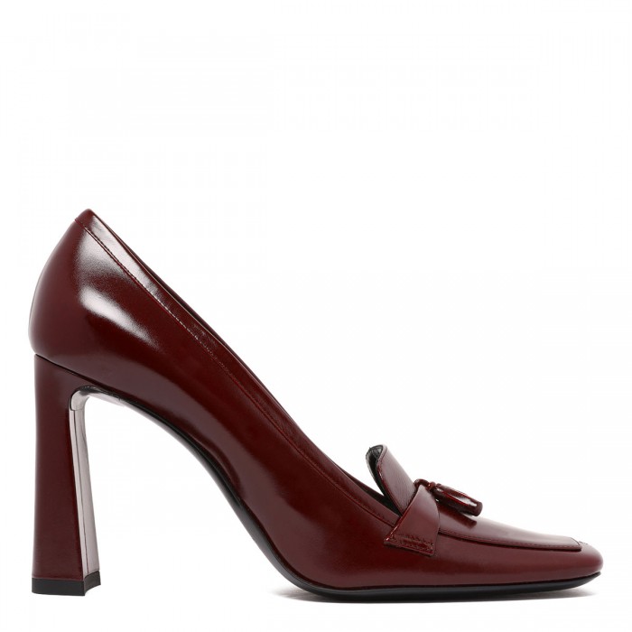 le noir cortina Chloe 90 leather pumps