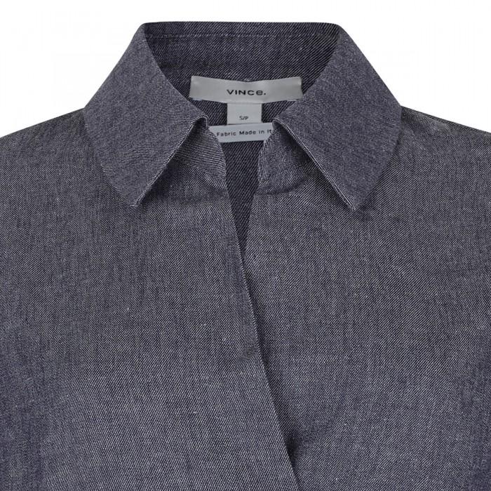 Le Noir Cortina Collared Wrap Top