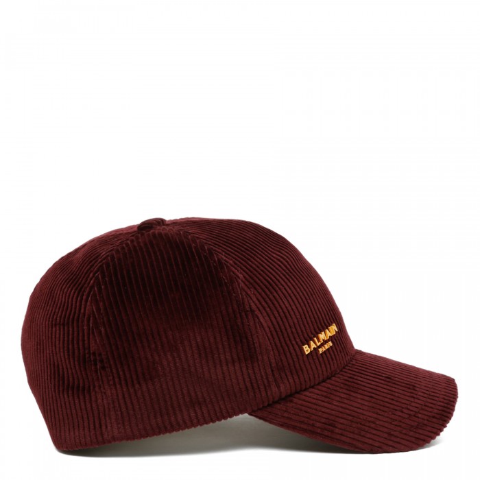 Le Noir Cortina Corduroy Logo Cap