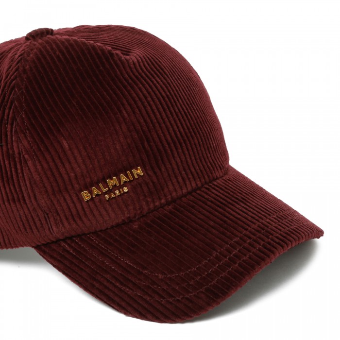 Le Noir Cortina Corduroy Logo Cap