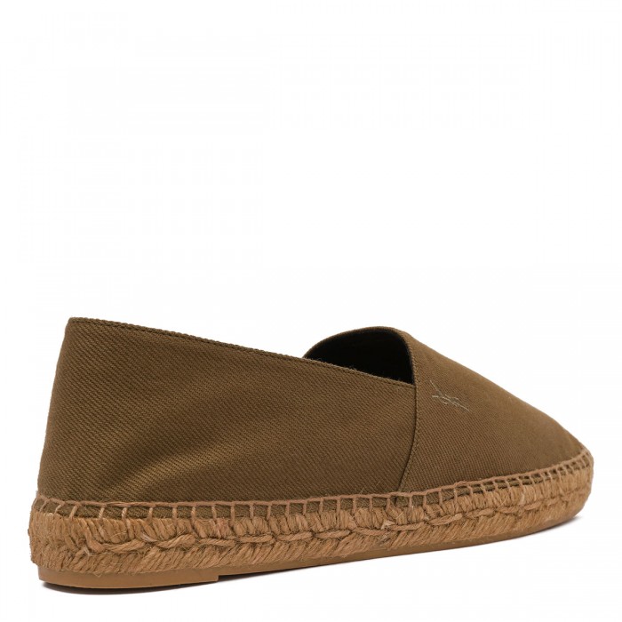 Le Noir Cortina Cotton Gabardine Espadrillas