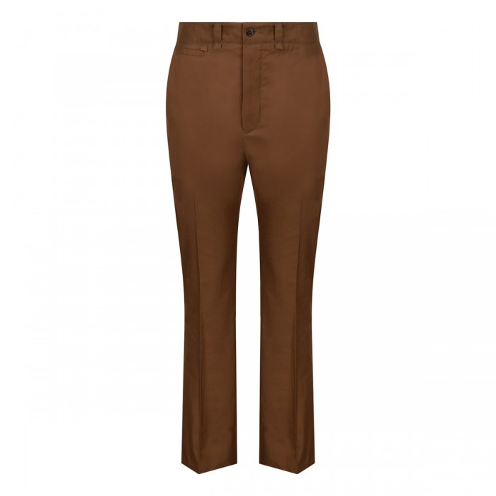 le noir cortina Cotton twill pants