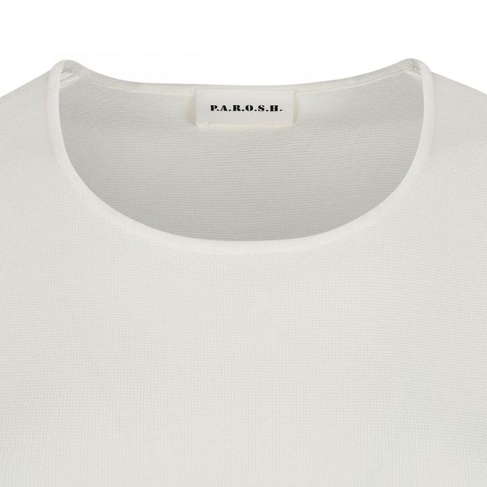 Le Noir Cortina Cream White Viscose Blend Top