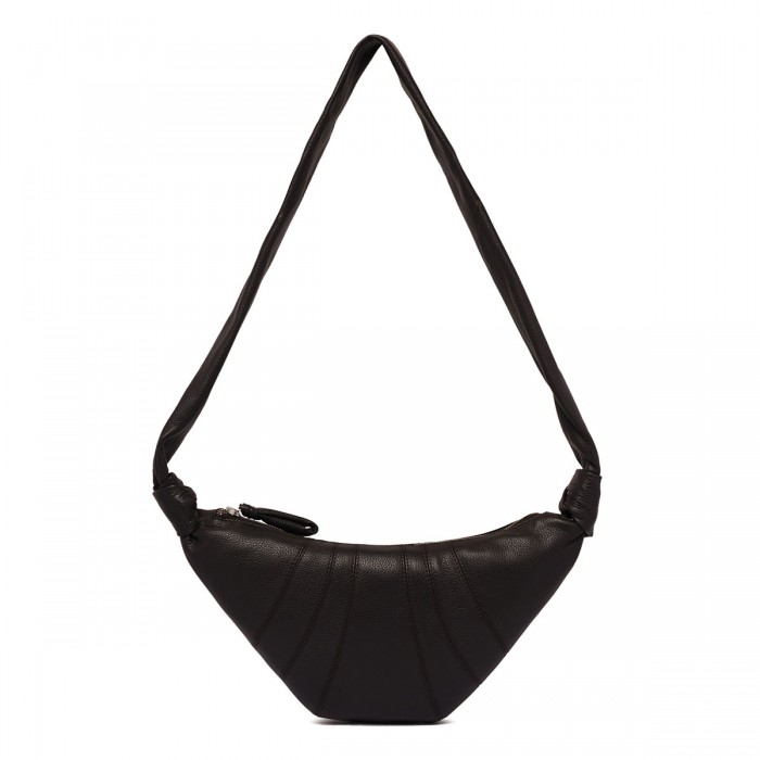 le noir cortina Croissant small bag