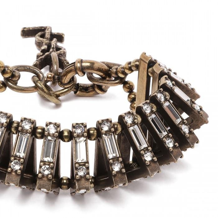 Le Noir Cortina Crystal Pyramid Bracelet