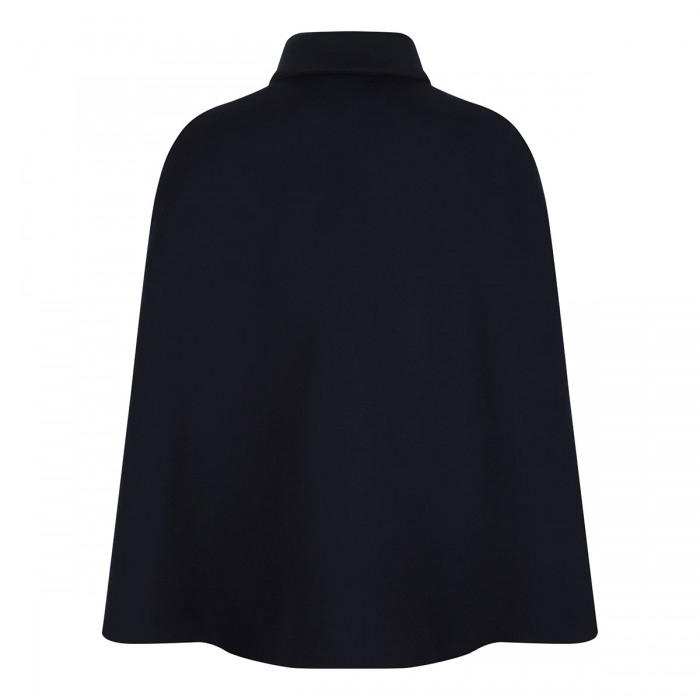 Le Noir Cortina Dark Blue Wool Caban
