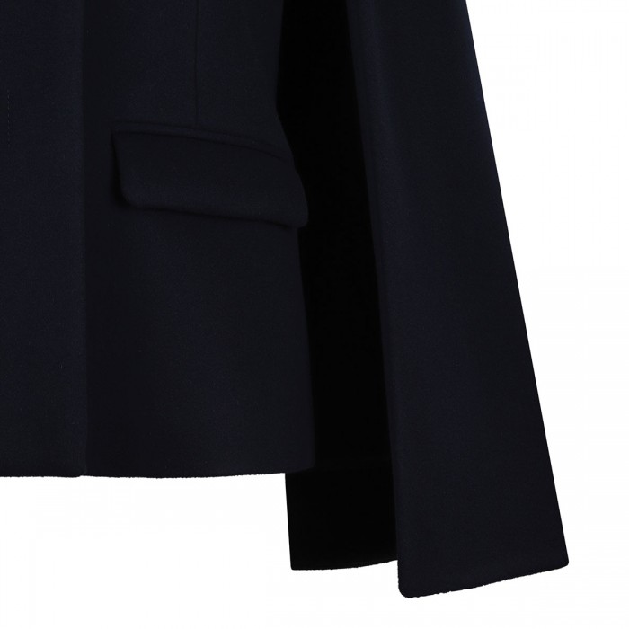 Le Noir Cortina Dark Blue Wool Caban