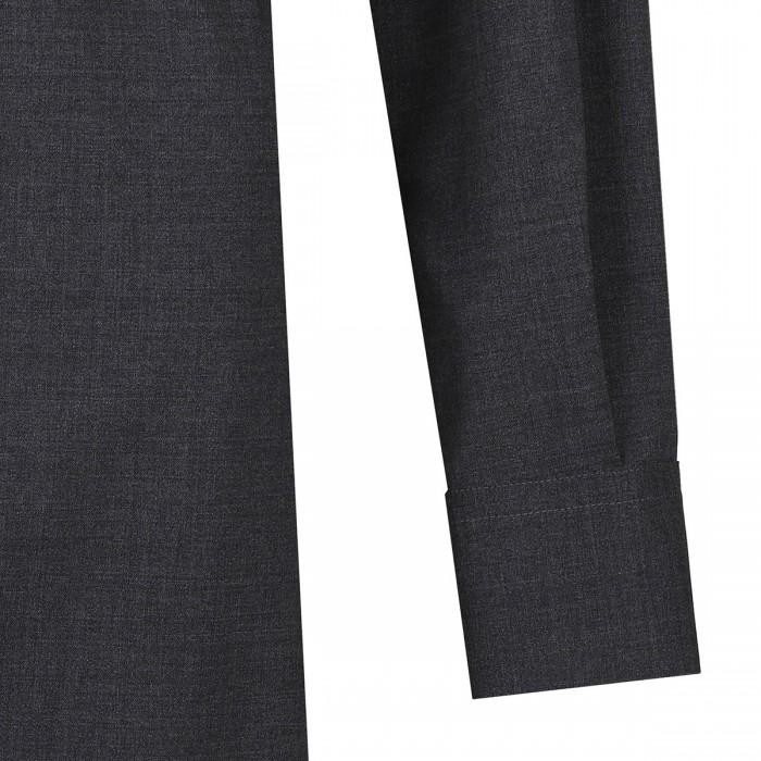 Le Noir Cortina Dark Gray Shirt Dress