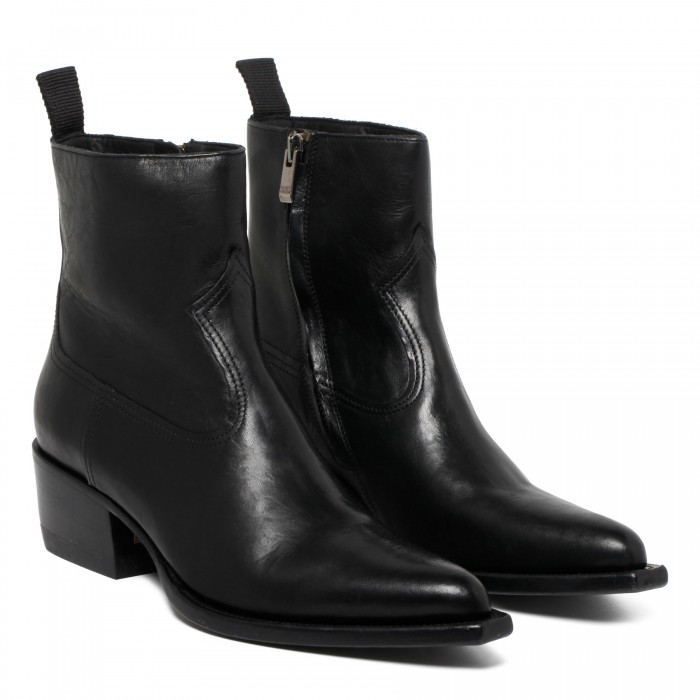 Le Noir Cortina Debbie Leather Booties