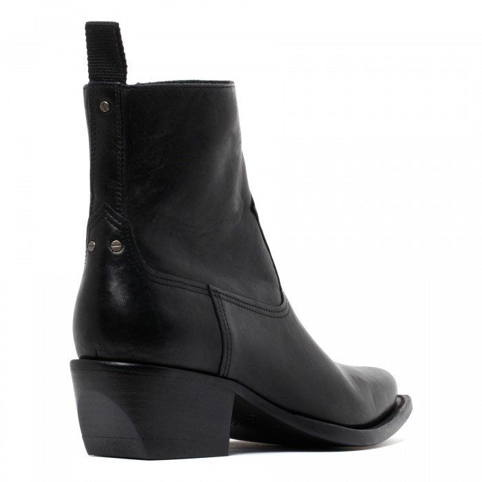 Le Noir Cortina Debbie Leather Booties