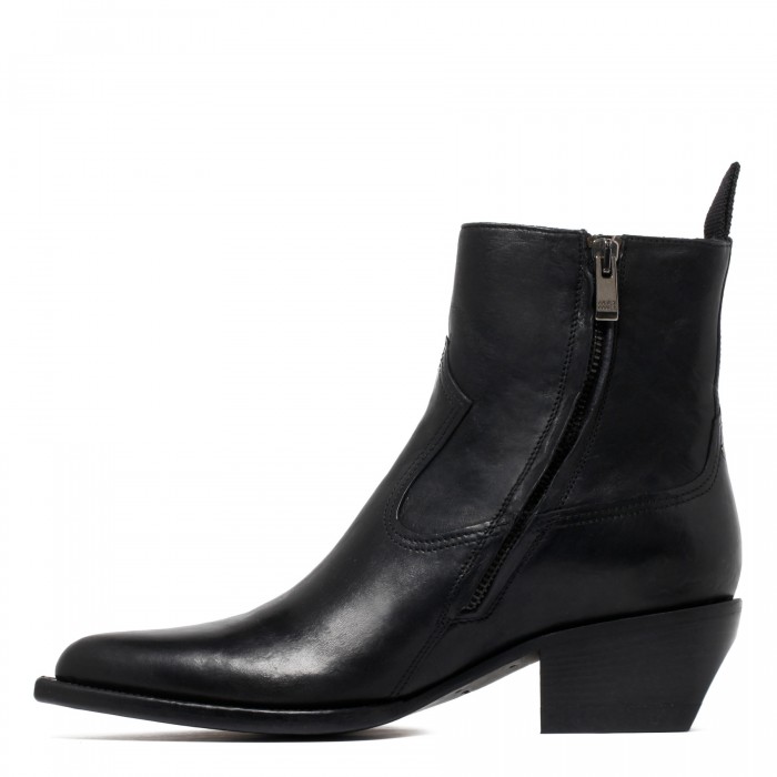 Le Noir Cortina Debbie Leather Booties
