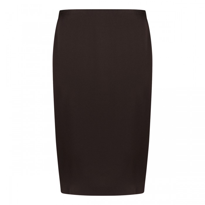 le noir cortina Deep brown pencil skirt