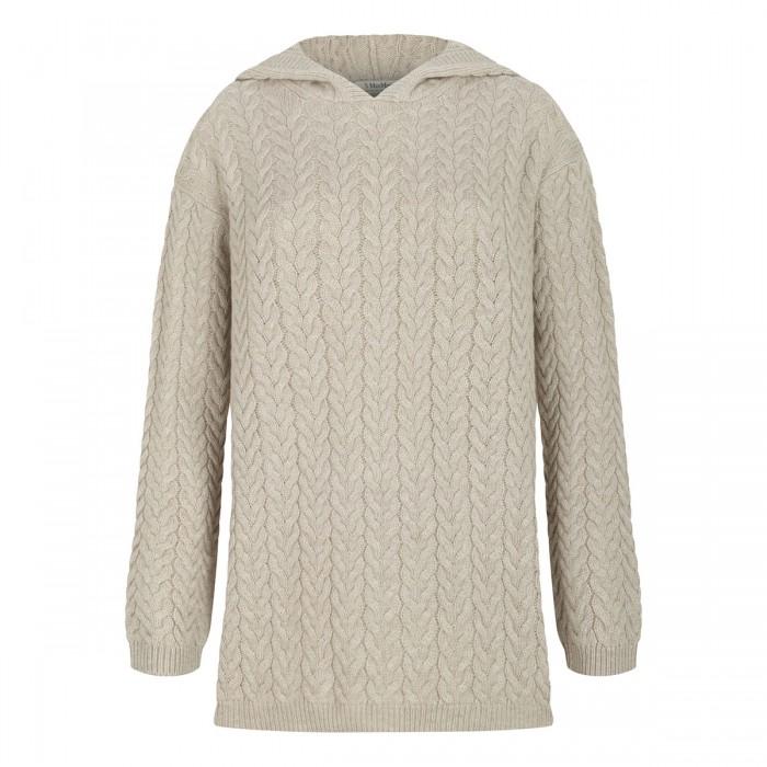 le noir cortina Delfine hooded sweater