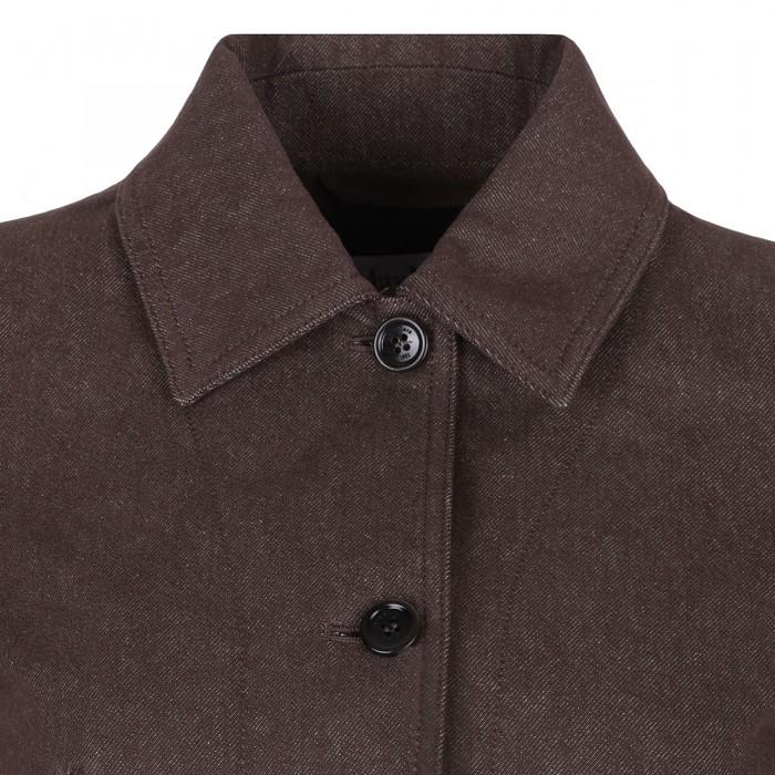 Le Noir Cortina Denim-effect Cropped Jacket