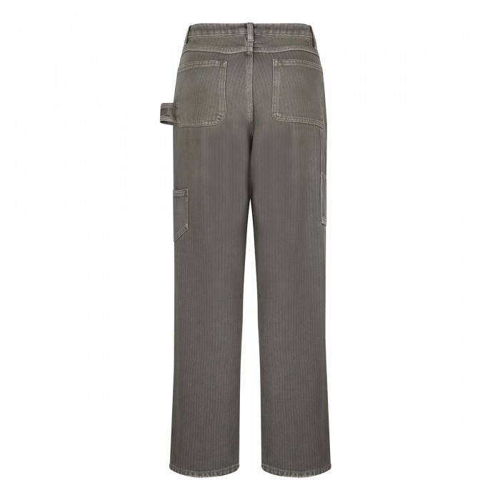 Le Noir Cortina Destroyed Pinstripes Jeans