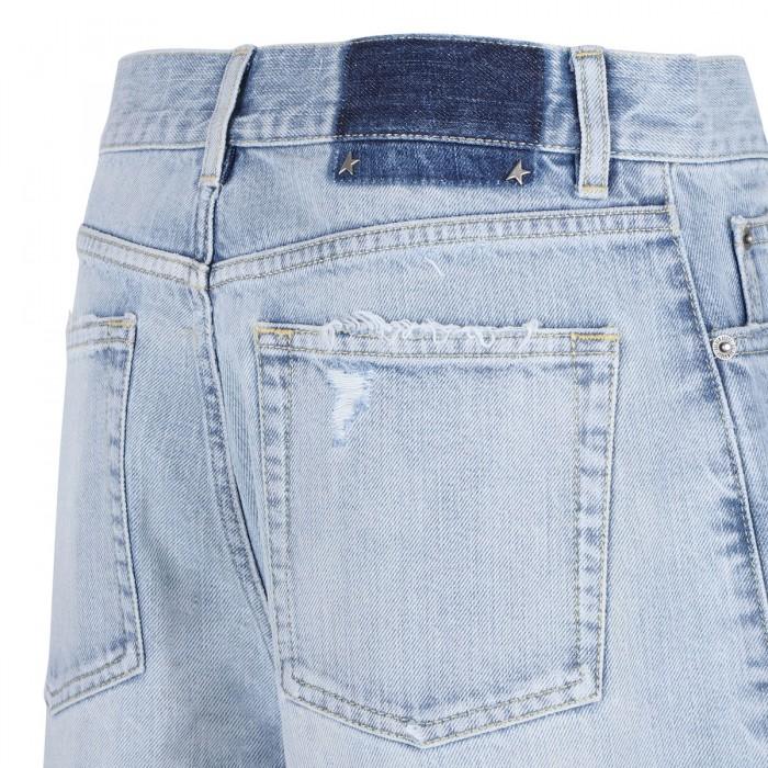 Le Noir Cortina Distressed Denim Shorts