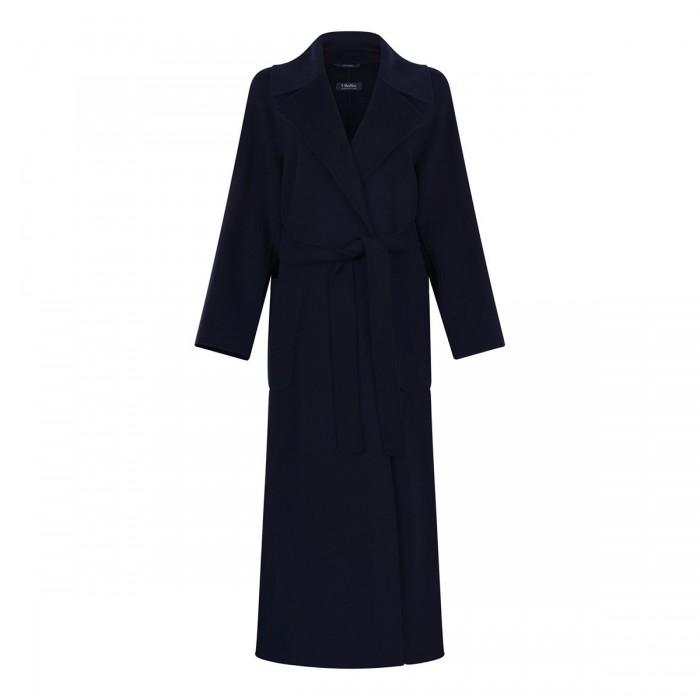 le noir cortina Doris virgin wool coat