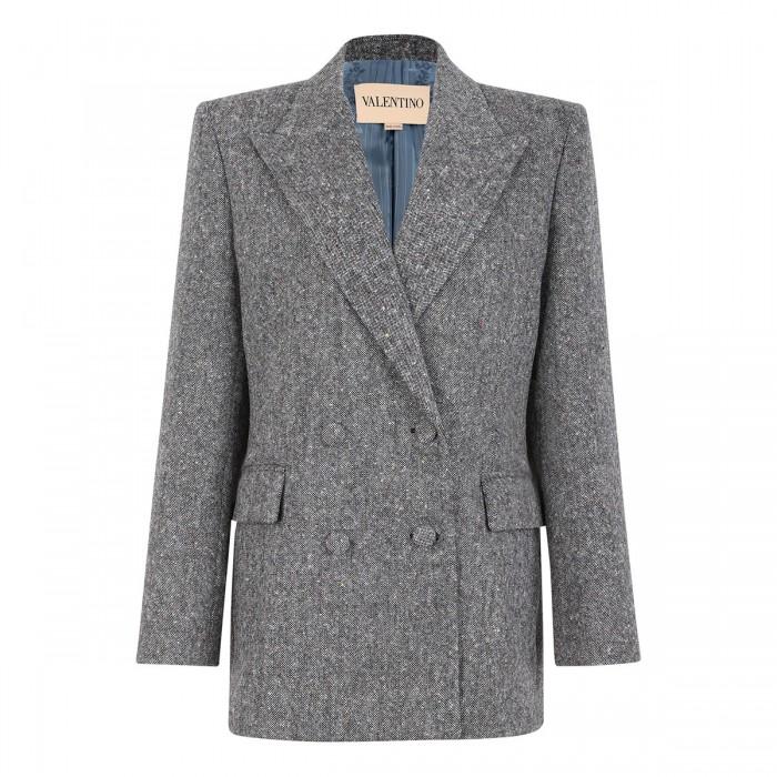 le noir cortina Double-breasted blazer