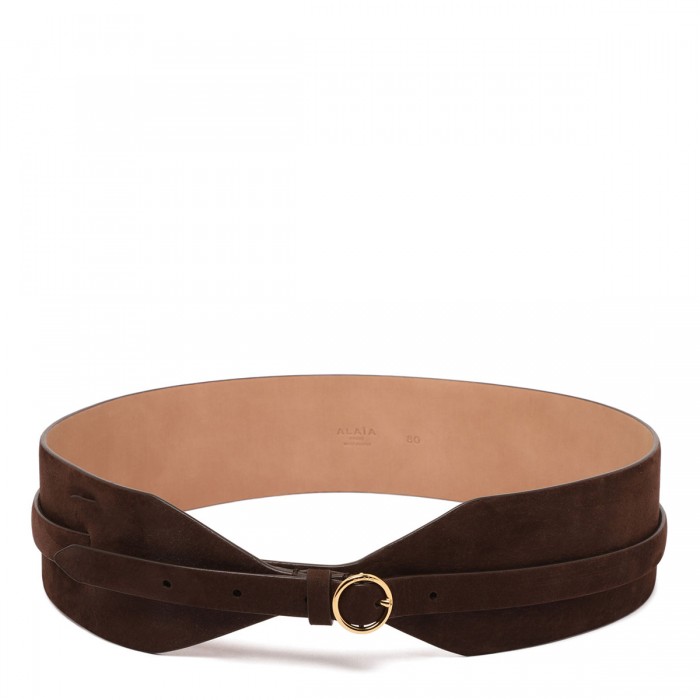 le noir cortina Double large belt