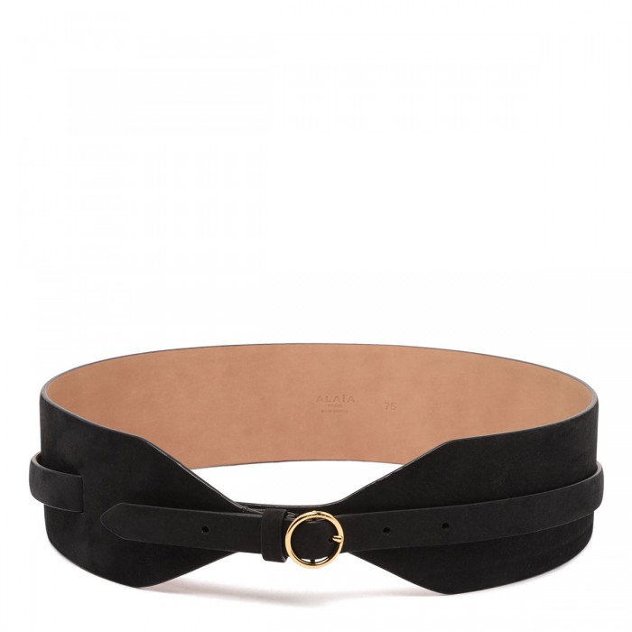 le noir cortina Double large belt