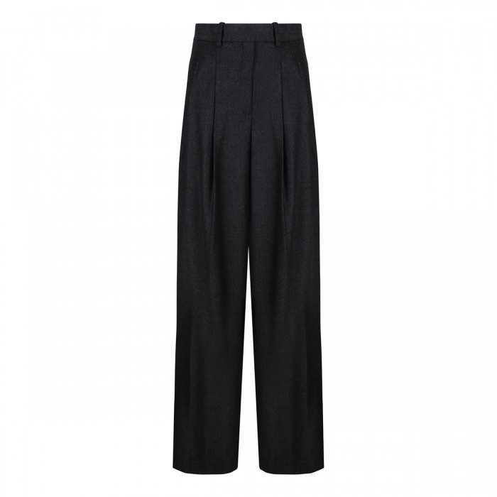 le noir cortina Double pleat pants