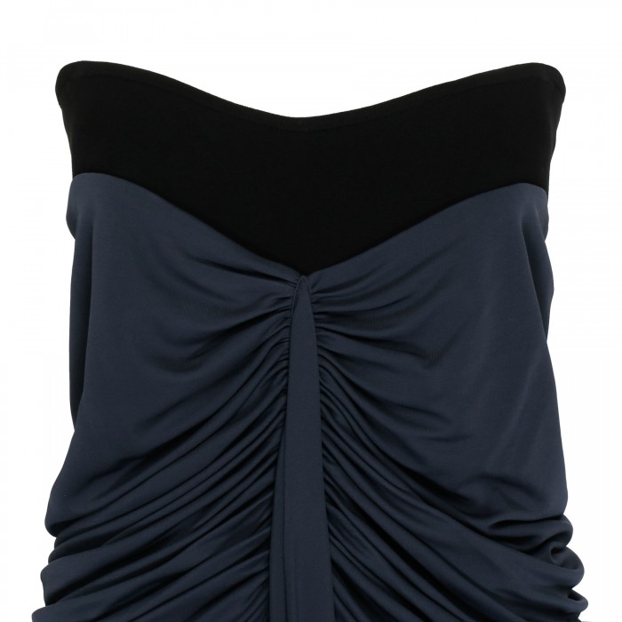 Le Noir Cortina Draped Jersey Skirt