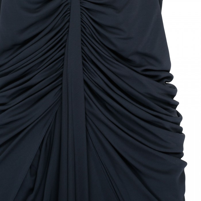 Le Noir Cortina Draped Jersey Skirt