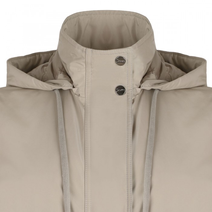 Le Noir Cortina Drawstring Hooded Parka