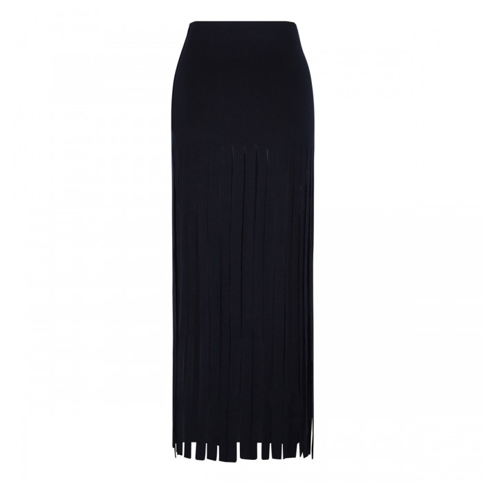 Le Noir Cortina Eclectic Fringes Skirt