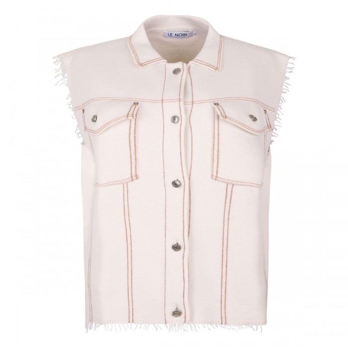 le noir cortina Elesa cashmere top