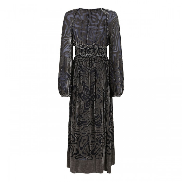Le Noir Cortina Elora Gray Dress