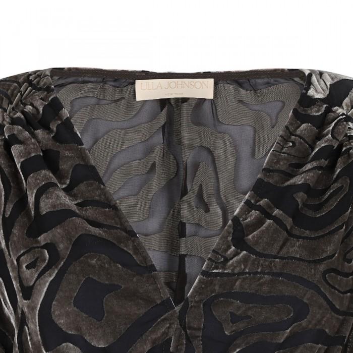 Le Noir Cortina Elora Gray Dress