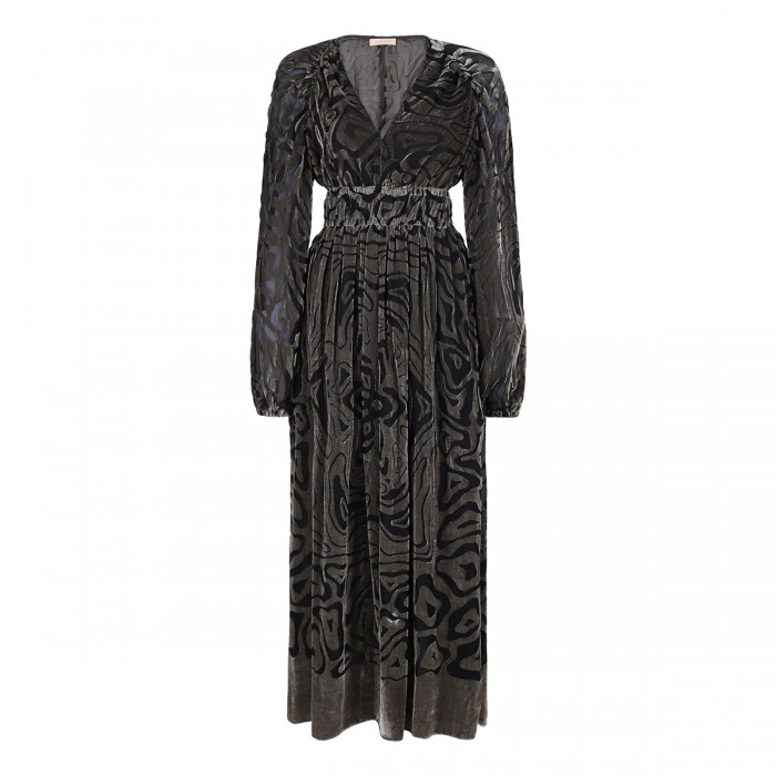 le noir cortina Elora gray dress
