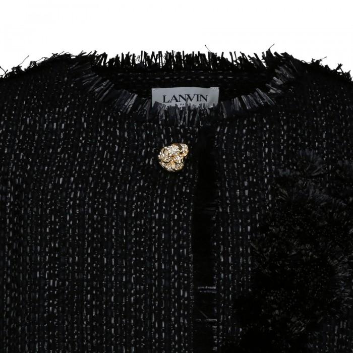 Le Noir Cortina Embroidered Cropped Jacket