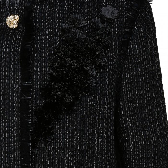 Le Noir Cortina Embroidered Cropped Jacket