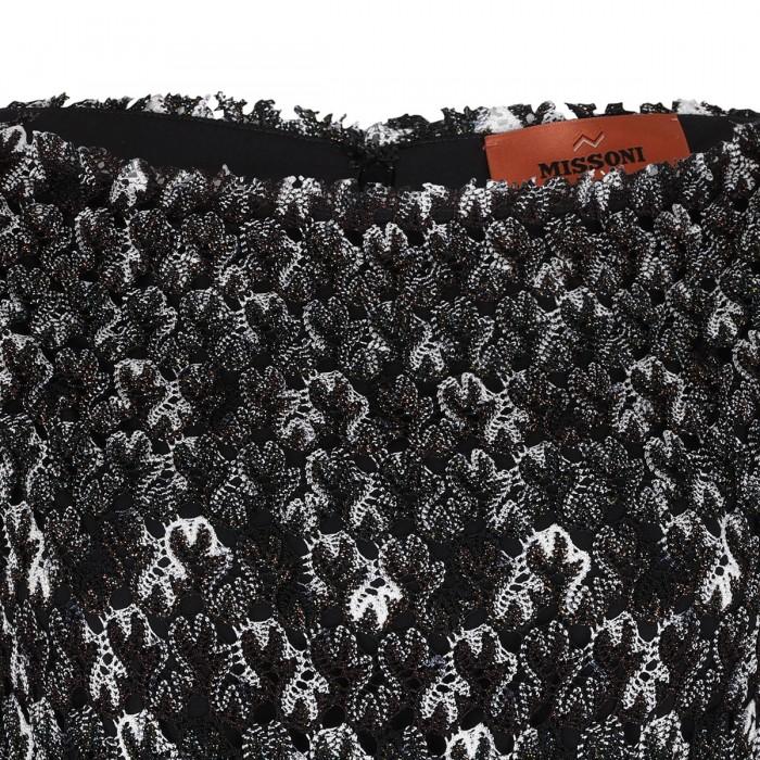 Le Noir Cortina Embroidered Lace Long Dress