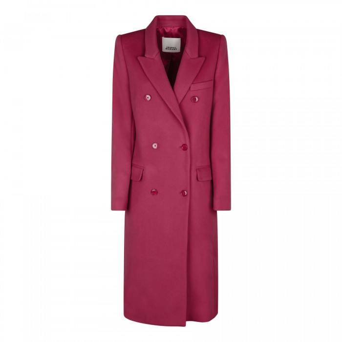 le noir cortina Enarryli raspberry hue coat