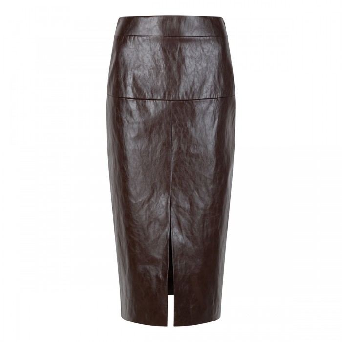 Le Noir Cortina Faux Leather Pencil Skirt