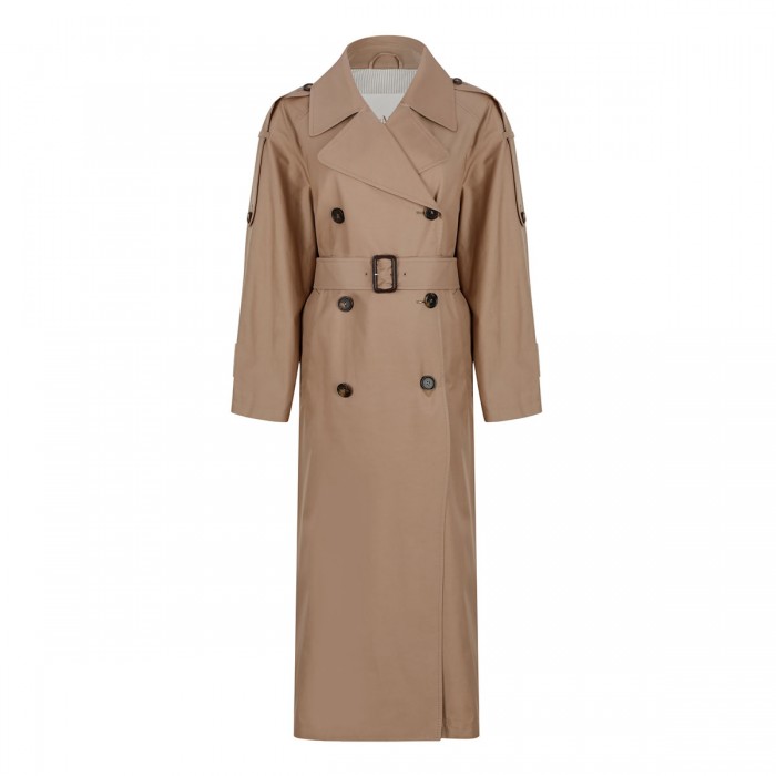le noir cortina Felipe double-breasted trench coat
