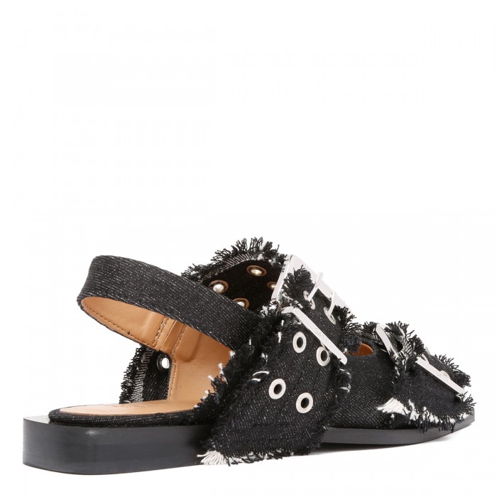 Le Noir Cortina Feminine Buckle Ballerinas