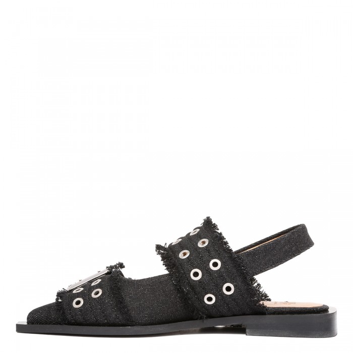 Le Noir Cortina Feminine Buckle Ballerinas