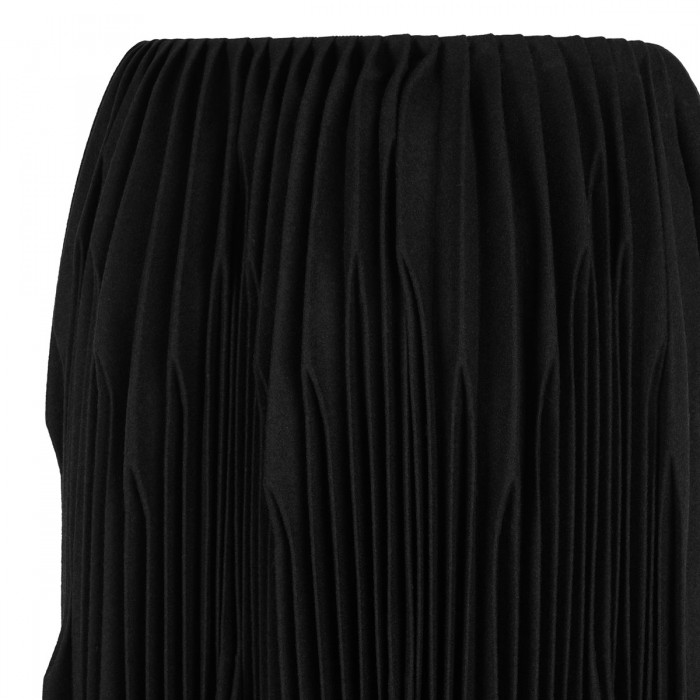 Le Noir Cortina Flannel Wool Pleated Skirt